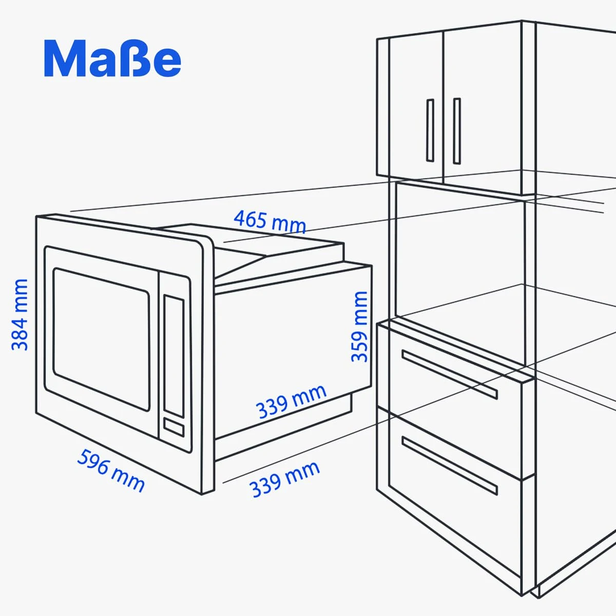 Bomann Microonde incasso MWG 2215 EB Forno a microonde 20 L