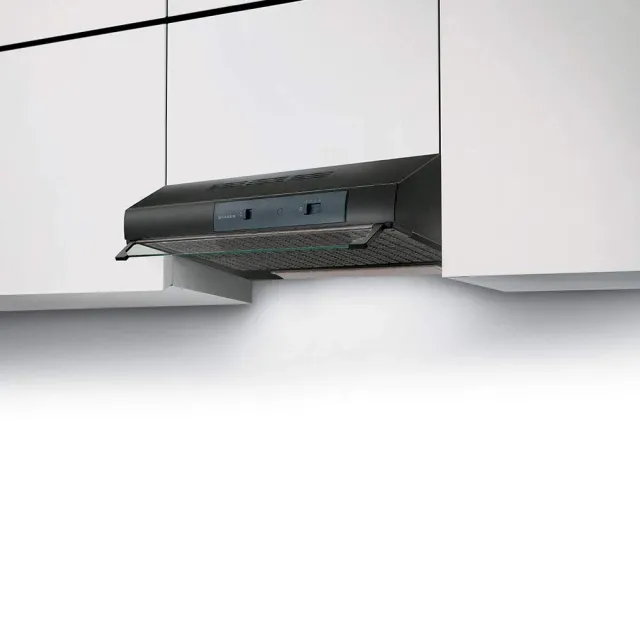 Faber Cappa cucina sottopensile TCH04 BK16A 741 Cappa Aspirante 60 cm Sottopensile da Cucina ad Inca