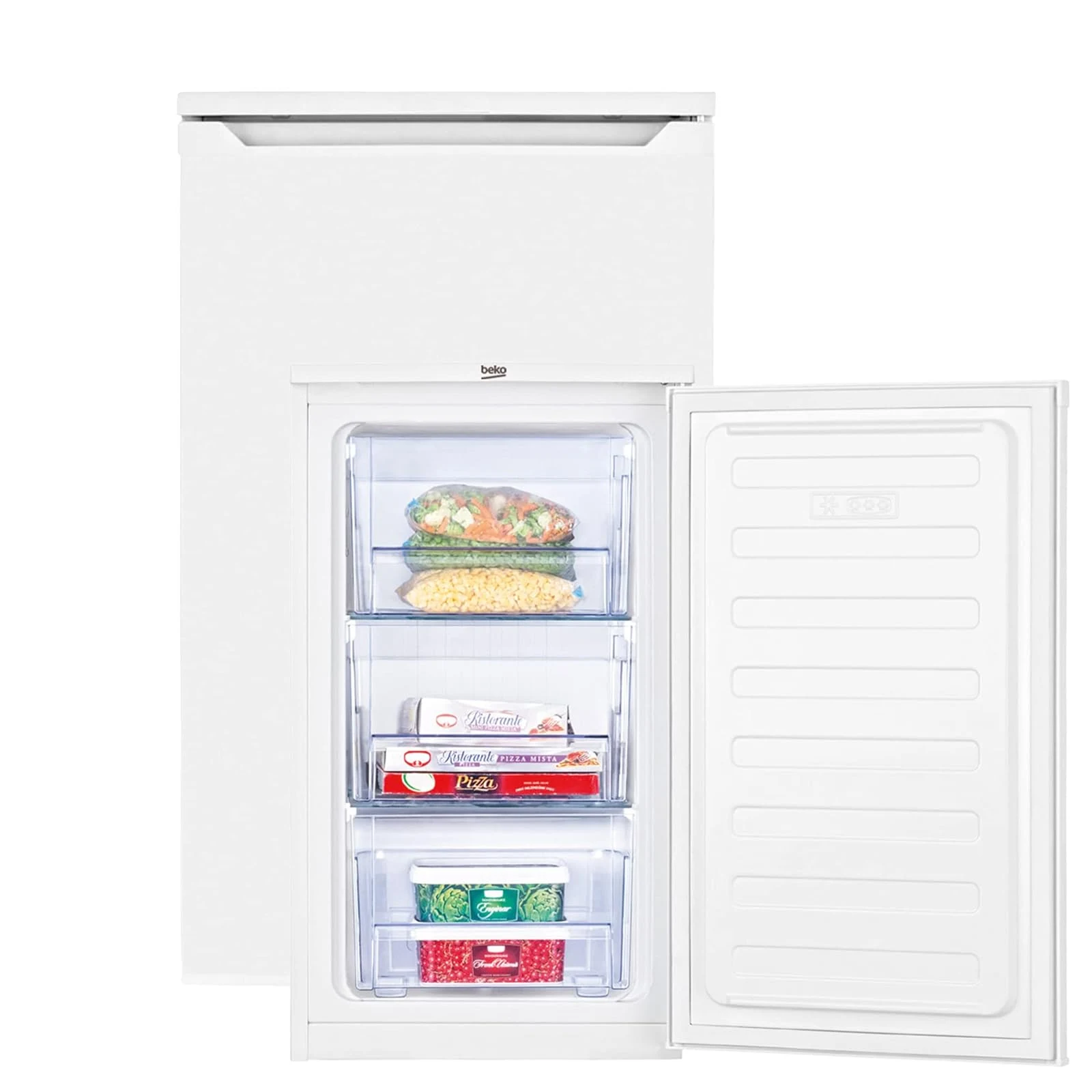 Beko Congelatore FS166020 congelatore Libera installazione Verticale Bianco 65 L