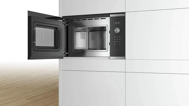 Bosch Microonde incasso Bfl524ms0 Serie 6 Eingebaut SolO-Mikrowelle 20l 800w Schwarz - Edelstahl Mik