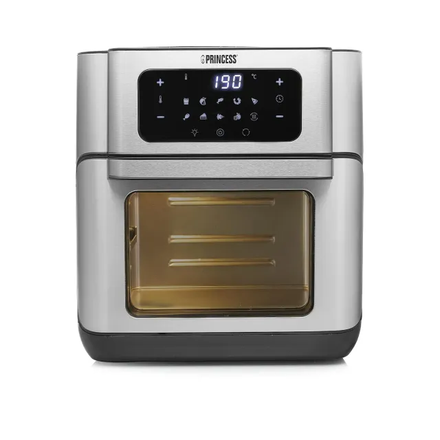 Princess Frullatore 10 L Friggitrice ad Aria Forno con Cestello Rotante, Airfryer Ventilato, 10 Prog