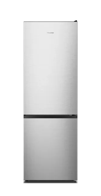 Hisense Frigorifero french door RB372N4AC2 Frigorifero Combinato A Libera Installazione, Total No Frost Con Ventilazione Multiflow, Inox Look, Altezza 179 Cm, Capacità Netta 287 L