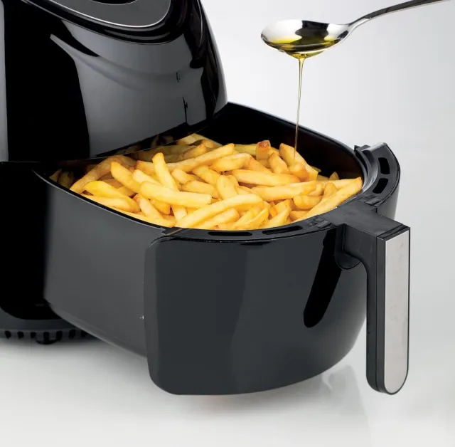 Ariete Stufa elettrica 4618 Airy Fryer XXL- Friggitrice ad Aria - Frigge 2,5 kg di Patatine Fritte -