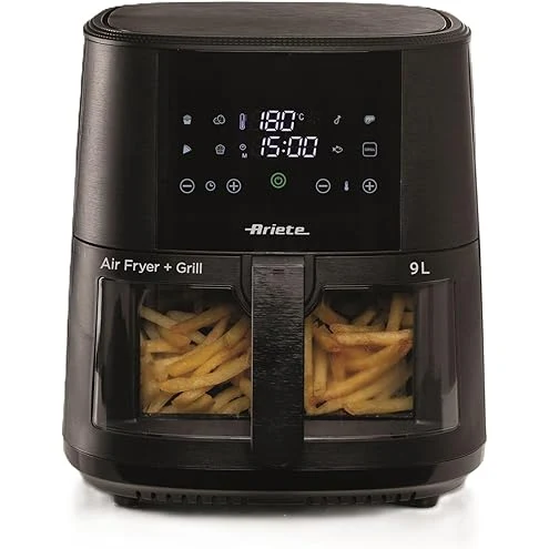 Ariete Stufa elettrica 4618 Airy Fryer XXL- Friggitrice ad Aria - Frigge 2,5 kg di Patatine Fritte -