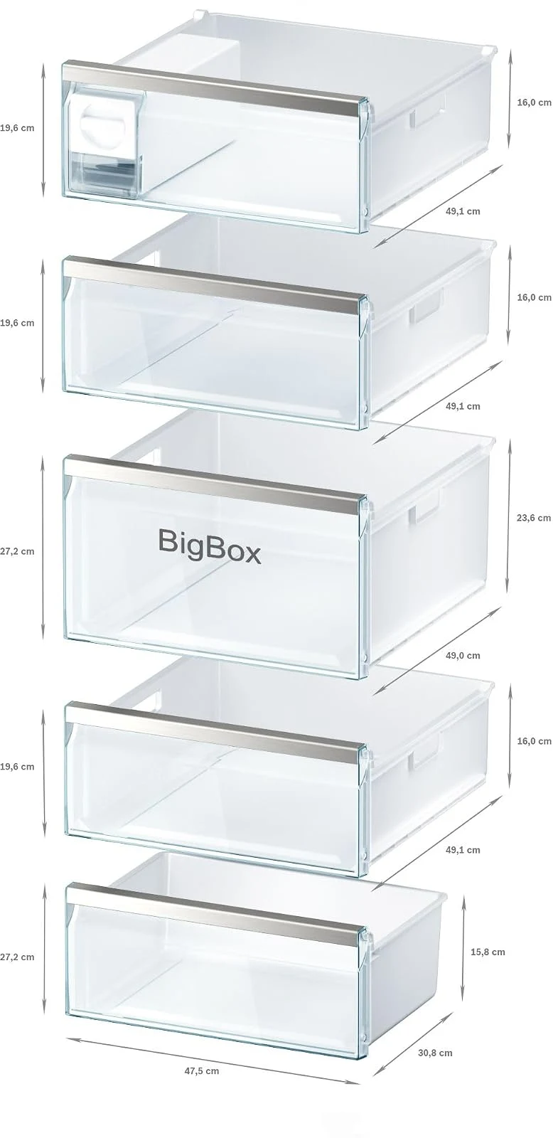Bsoch Congelatore incasso GSN54AWDV Serie 6 Congelatore No Frost 176x70cm Bianco Classe E