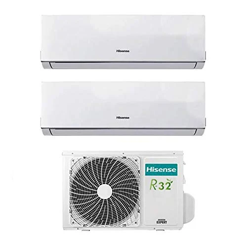 Hisense Climatizzatore a cassetta 9000+9000 Climatizzatore New Comfort dual split btu inverter 2AMW35U4RRA in R32 A++