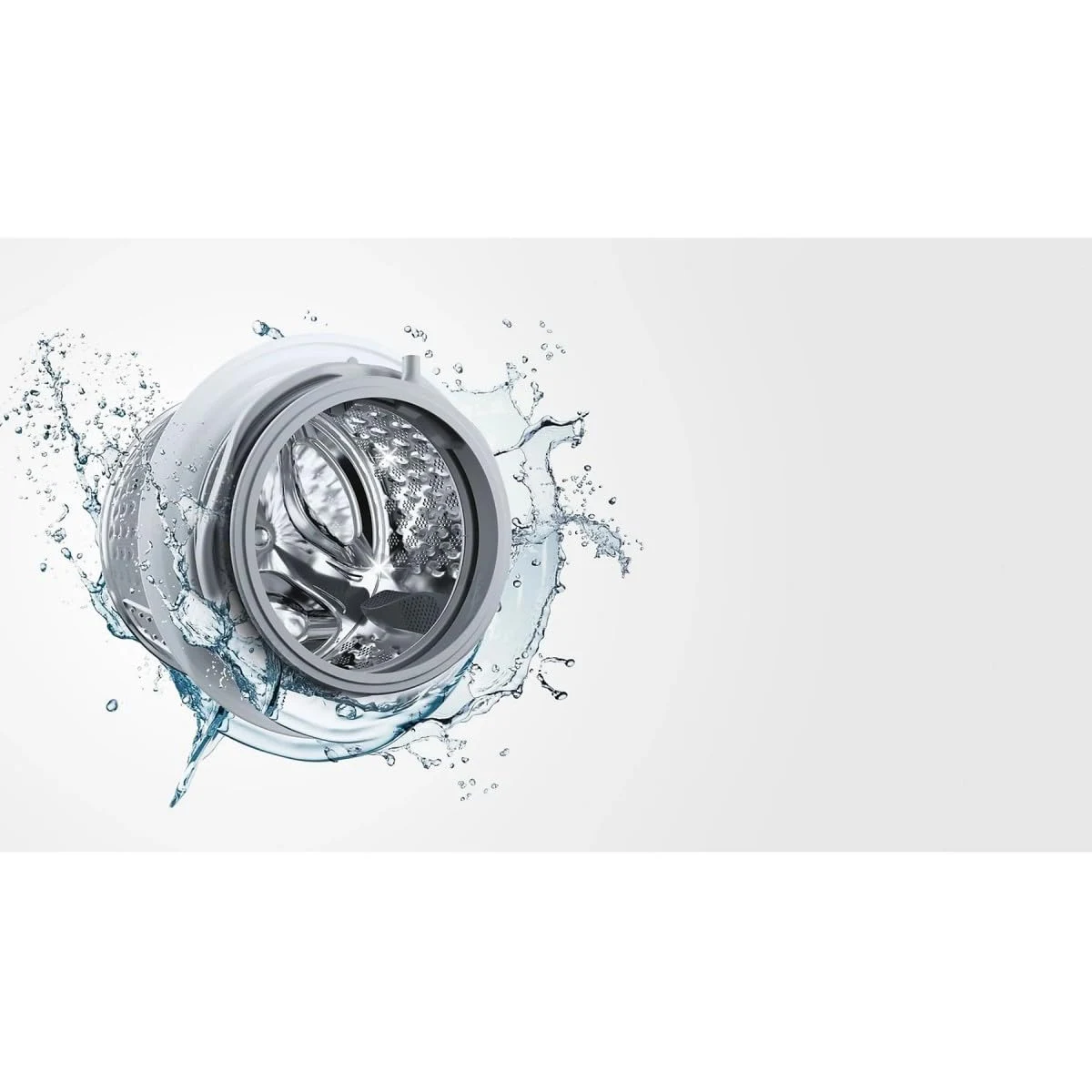 Hisense Lavatrice slim WFQP701219VM Lavatrice, classe A, 7 kg, 1200 giri/min, altezza 84,5 cm x larg
