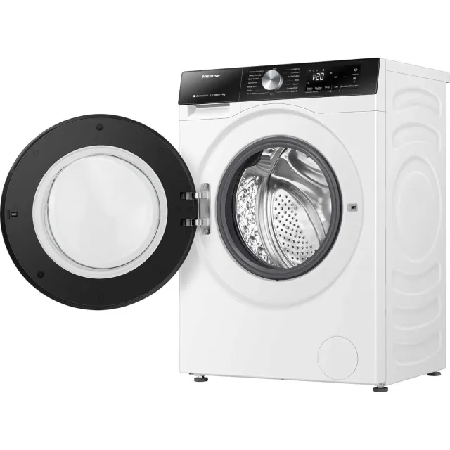 Hisense Lavatrice incasso WF3S9043BW3 Lavatrice, 9 kg, Classe A-30%/D, 1400 Giri/min, Larghezza 60 c
