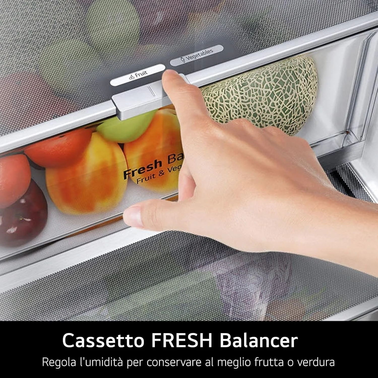 LG Frigorifero french door GBB567PZCMB Frigorifero Combinato Total No Frost, 462L, Larghezza 70cm, W