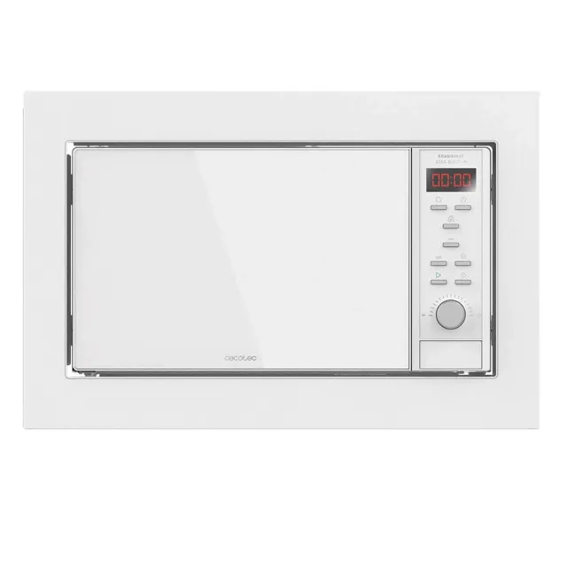 Cecotec Microonde incasso 2350 Digital built-in microwave GrandHeat Built-In White. 900W, Integrable, 23 Liters, Grill, 9 preset functions, Quick Start, Timer