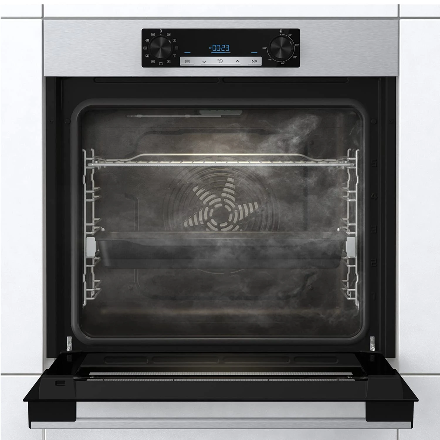 Hisense Forno incasso BI62216AX Forno da Incasso Multifunzione 77 L, Termoventilato, 11 Funzioni di
