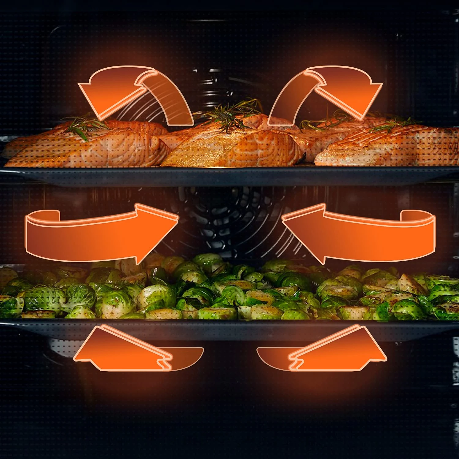 Hisense Forno incasso BI62216AX Forno da Incasso Multifunzione 77 L, Termoventilato, 11 Funzioni di