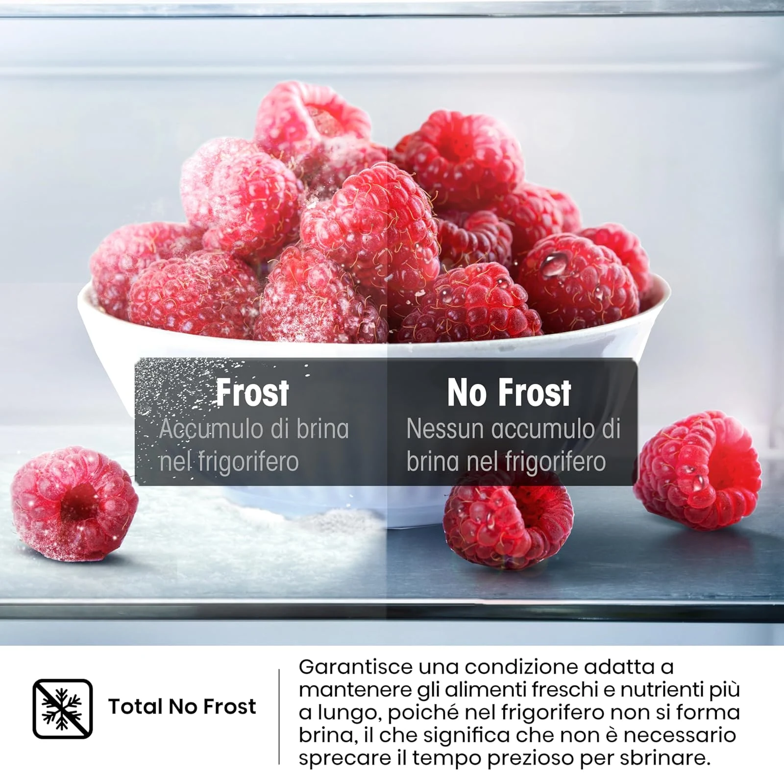 Hisense Frigorifero side by side RT600N4WC2 Frigorifero Doppia Porta, 467 Litri, Total No Frost, Col