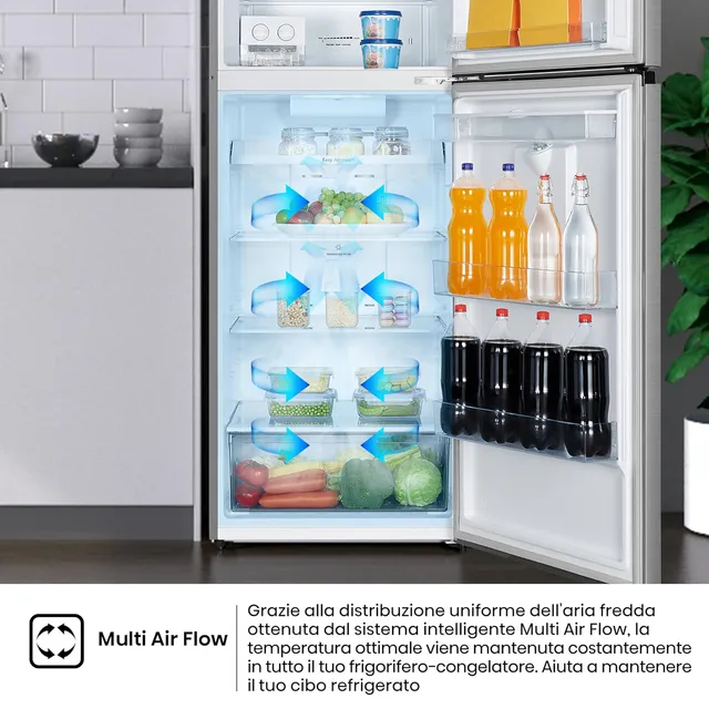 Hisense Frigorifero side by side RT600N4WC2 Frigorifero Doppia Porta, 467 Litri, Total No Frost, Col