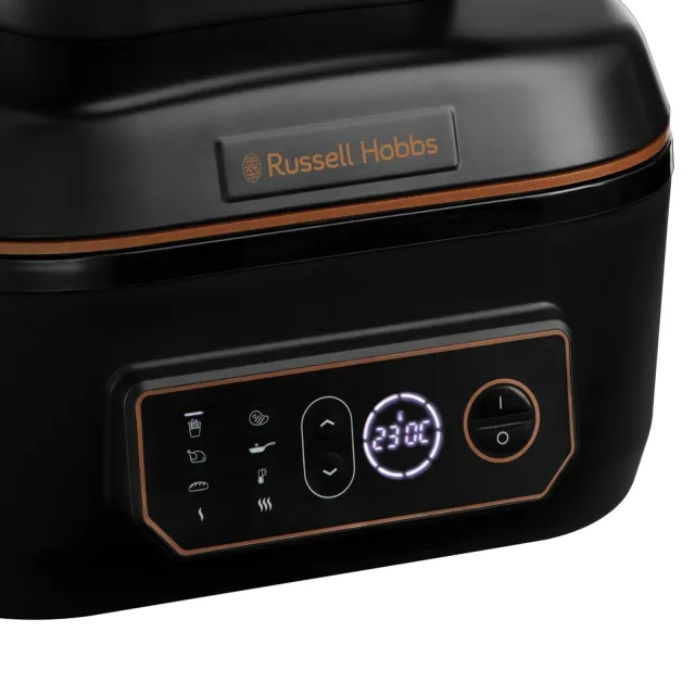 Russell Hobbs Frullatore 260°C Friggitrice ad aria + Multicooker, XXL 5.5 L, 8 funzioni cottura, Ene