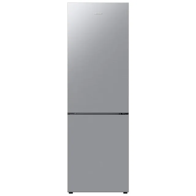 Samsung Frigorifero doppia porta RB33B610ESA/EF Frigorifero Combinato Ecoflex , Libera installazione, SpaceMax, Total No Frost, All Around Cooling, Motore Digital Inverter, 344 L, LXAxP: 59,5 x 185 x 66 cm, S