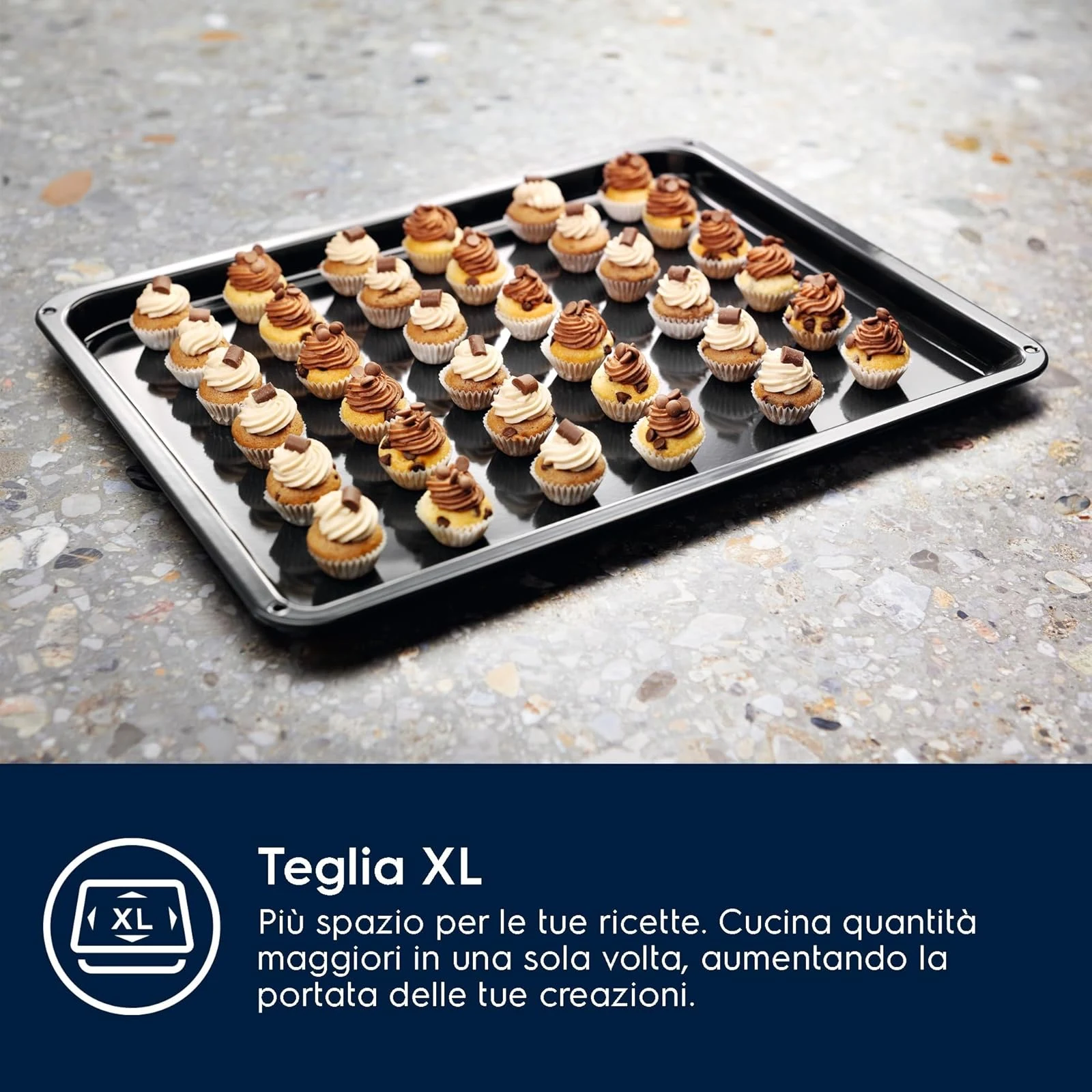 Electrolux Forno incasso 500 EOF4P46X Serie , Forno da Incasso Multifunzione, Capacità 72 L, Classe 