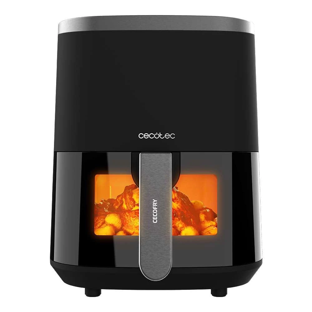 Cecotec Friggitrice ad aria 80-200ºc Friggitrice ad Aria Cecofry Fantastik Window 4000. Air Fryer Air Fryer. 1400 W, Capacità 4 L, 9 Menu, Controllo Tattile, Tecnologia Perfectcoo, Tempo Regolabile