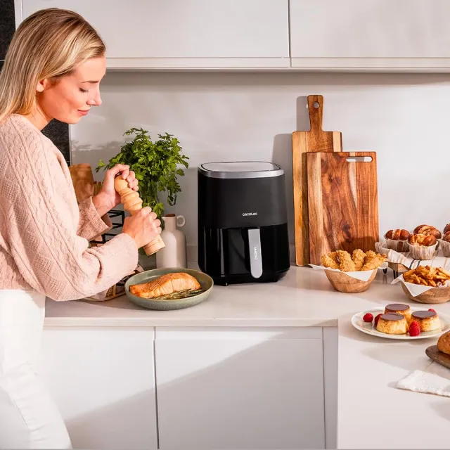 Cecotec Deumidificatore 80-200ºc Friggitrice ad Aria Cecofry Fantastik Window 4000. Air Fryer Air Fr
