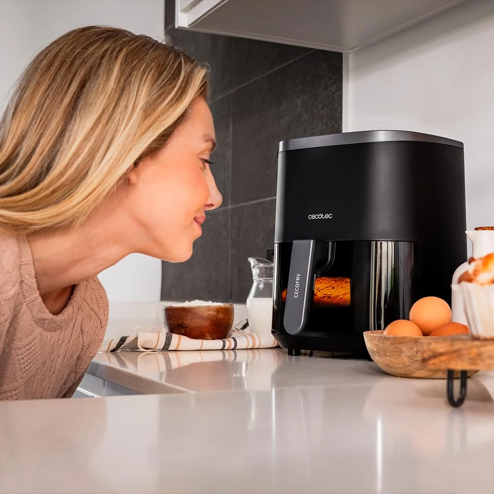 Cecotec Deumidificatore 80-200ºc Friggitrice ad Aria Cecofry Fantastik Window 4000. Air Fryer Air Fr