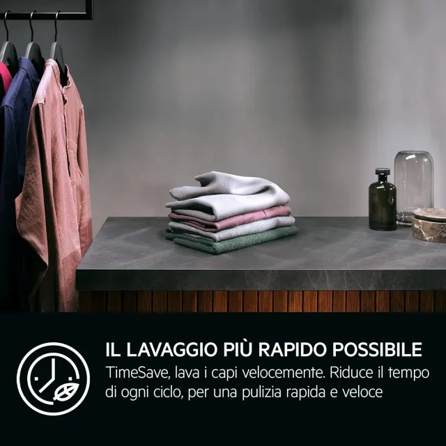 AEG Lavatrice incasso LR6G94OW Lavatrice carica frontale 9 kg Serie 6000 ProSense, classe A, 1400 gi