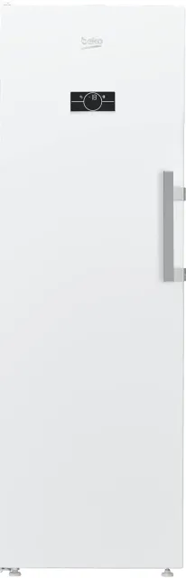 Beko Congelatore B5RMFNE314W Congelatore Verticale, Classe E, NO FROST, Inverter, Bianco, volume netto 286 litri, DImensioni HxLxP: 186x60x75