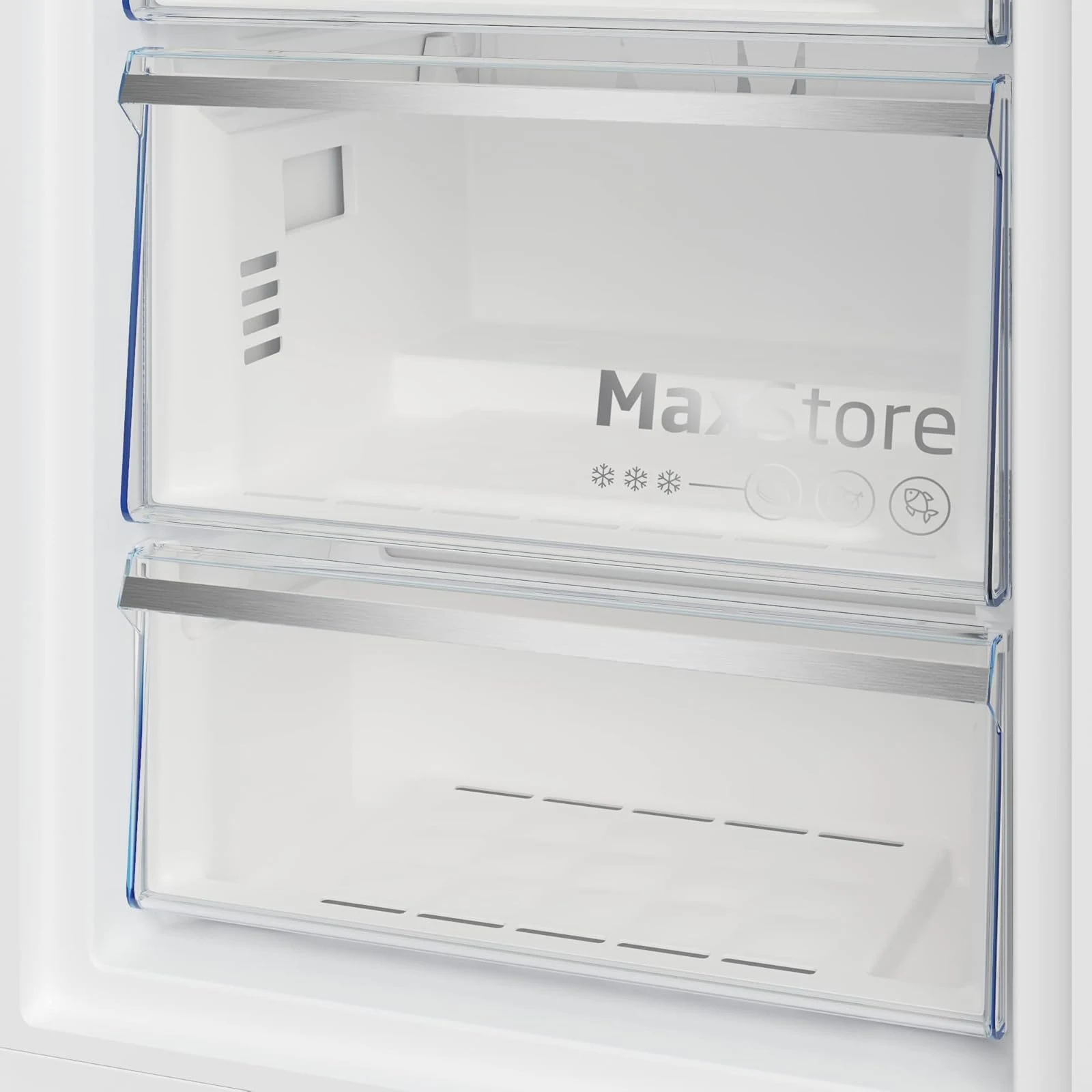 Beko Congelatore B5RMFNE314W Congelatore Verticale, Classe E, NO FROST, Inverter, Bianco, volume net