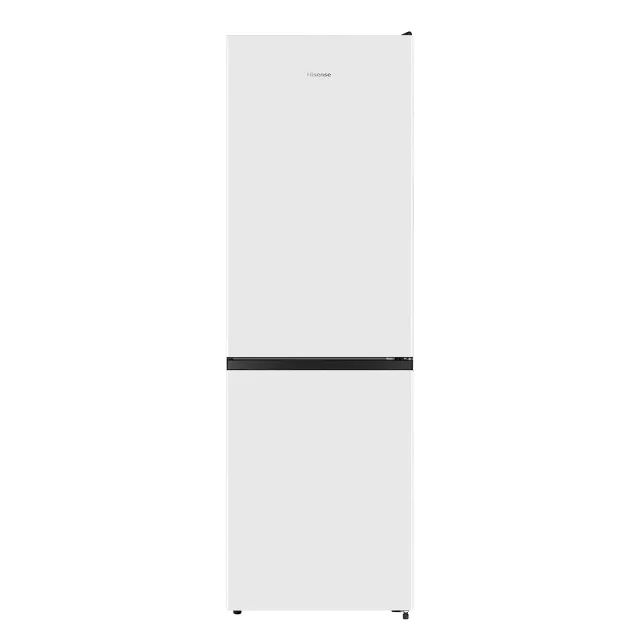 Hisense Frigorifero sottobase RB390N4AWE Frigorifero Combinato a libera installazione,Total No frost con ventilazione multiflow, Colore Bianco, Altezza 186 cm, capacità netta 302 L