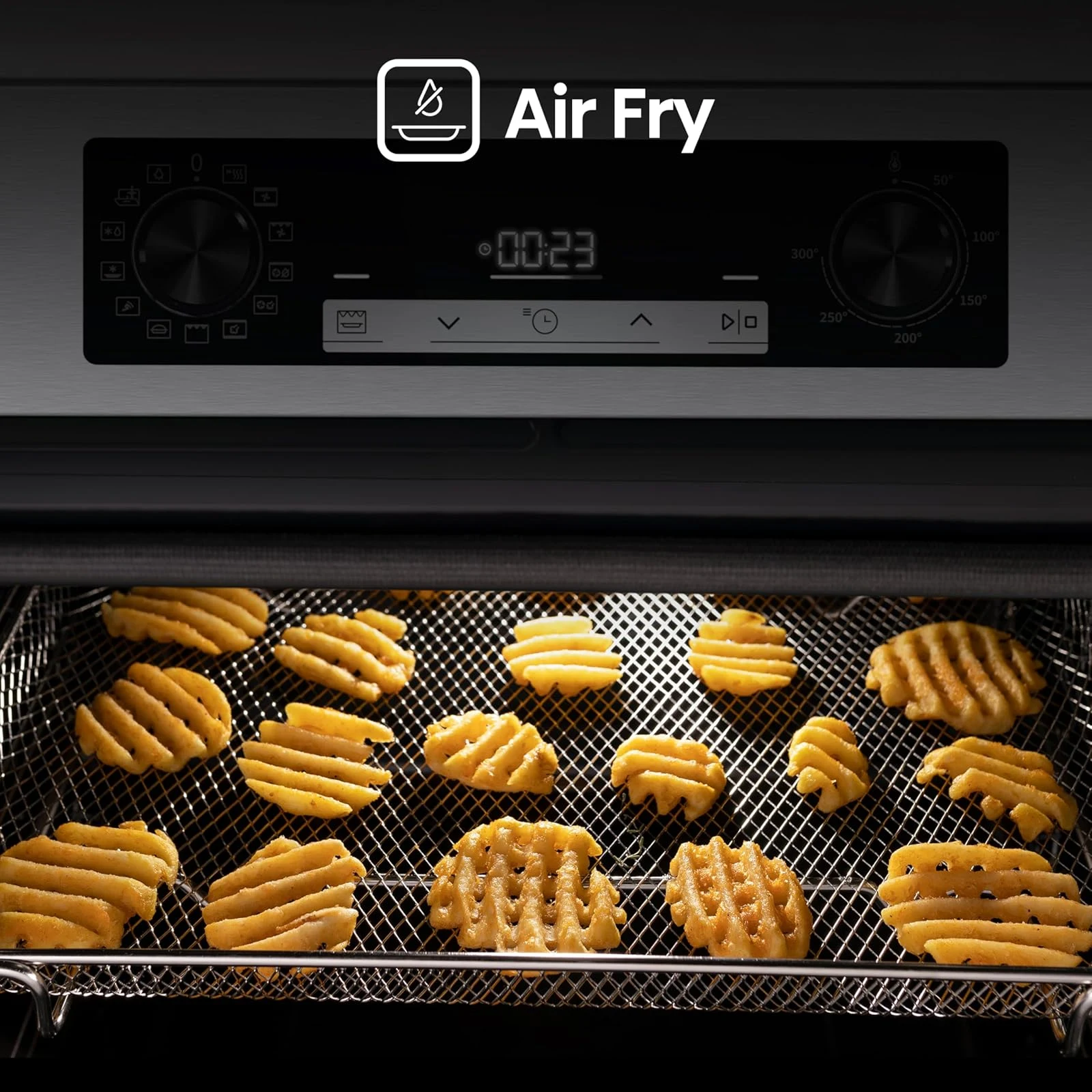 Hisense Forno incasso O65226AXS Forno Elettrico da Incasso Multifunzione con Vapore, Cavità 77 litri