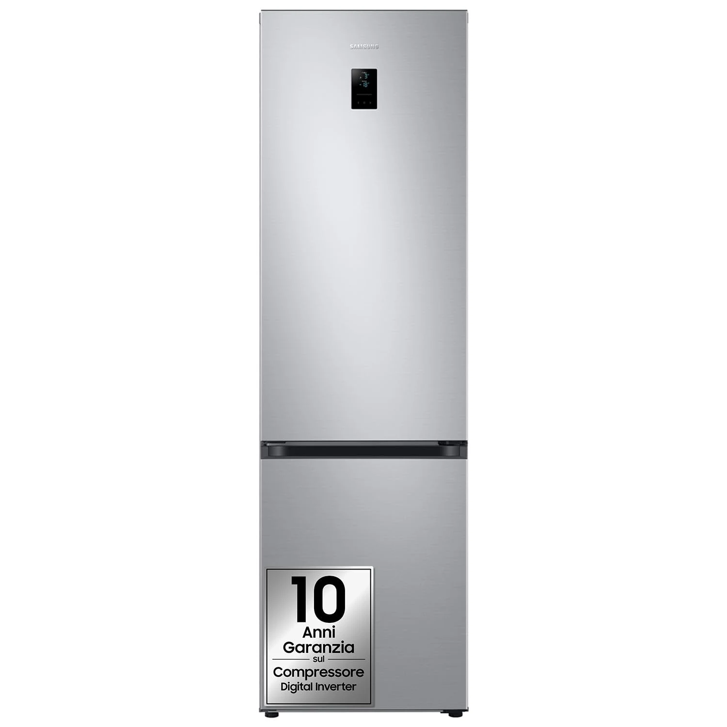 Samsung Frigorifero side by side RB38C672CSA/EF EcoFlex AI Frigorifero Combinato, WiFi, SpaceMax, Total No Frost, All Around Cooling, Motore Digital Inverter Garantito 20 Anni, 390 L, LxAxP: 59,5 x 203 x 65,8