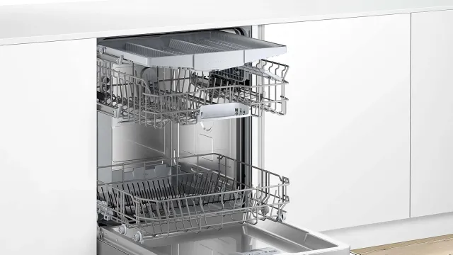 Bosch Lavastoviglie SMV2HVX02E Serie 2, Lavastoviglie Smart da incasso a scomparsa totale, Cestelli 