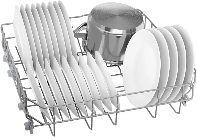 Bosch Lavastoviglie SMV2HVX02E Serie 2, Lavastoviglie Smart da incasso a scomparsa totale, Cestelli 