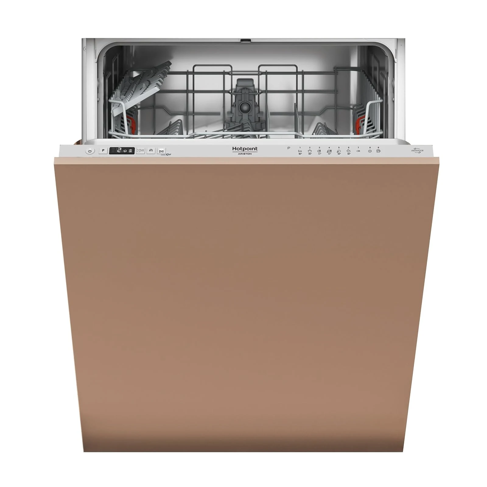 Hotpoint Lavastoviglie H2I HUD526 AS ARISTON - Lavastoviglie da Incasso 14 Coperti, 5 Programmi - Cestello Regolabile, Ciclo Rapido e Partenza Ritardata - Elettrodomestici Cucina, Classe E, 59,8Lx8
