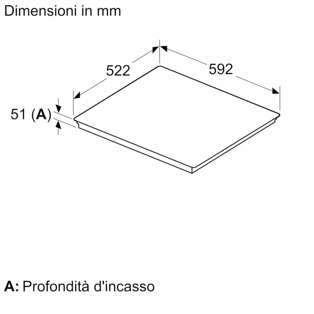 Bosch Piano cottura con cappa integrata PIX631HC1E Serie 6, Piano Cottura a Induzione, FlexInduction