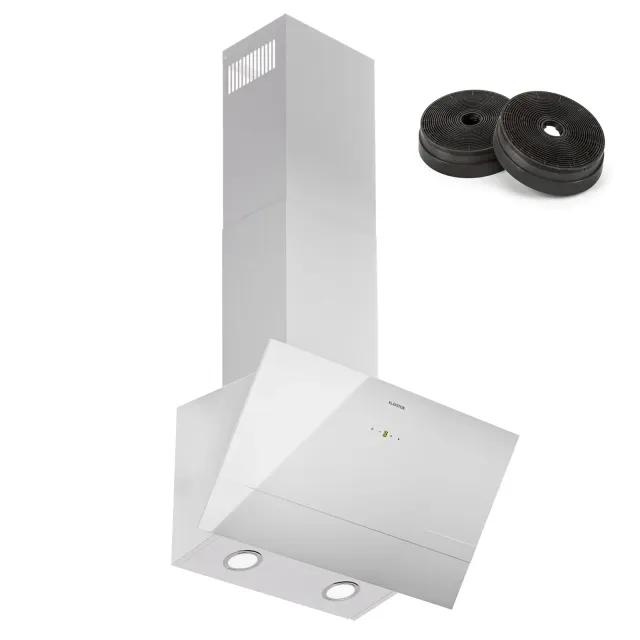 Klarstein Cappa cucina incasso 60cm Cappa Aspirante a Incasso , Cappa Cucina con Filtro, Cappa Cucina in Alluminio Lavabile in Lavastoviglie, Cappa Incasso con Flusso d'Aria 305m³/h, LED, Cap