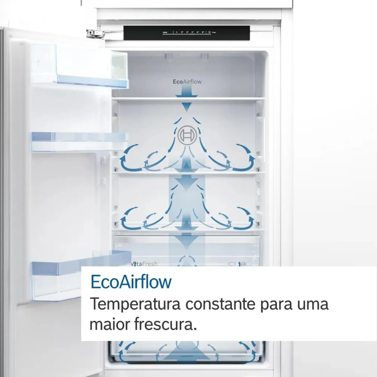 Bosch Frigorifero incasso monoporta KIN86NSE0 Frigorifero combinato, Installazione Incasso, 260 litr