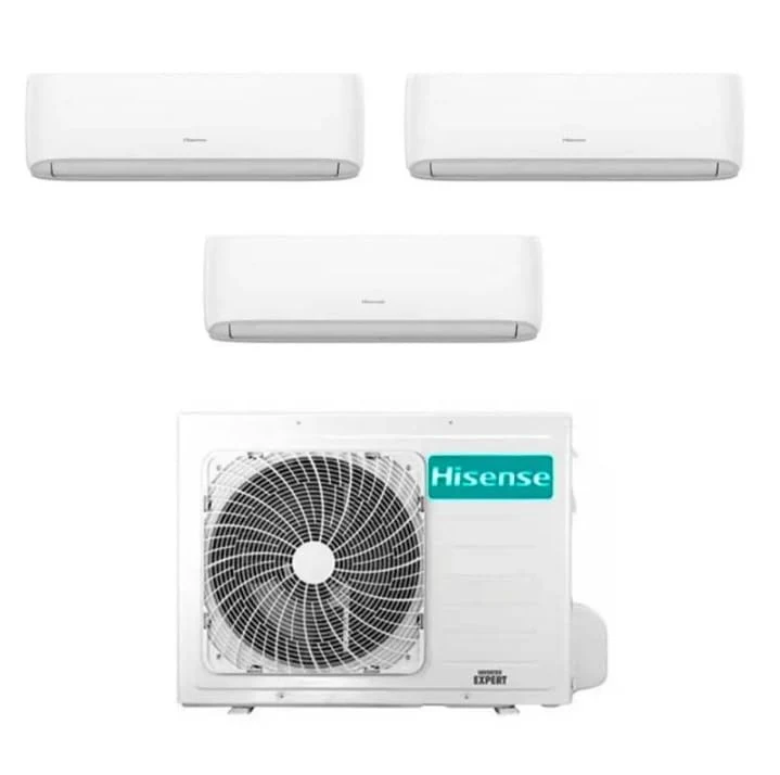 Hisense Climatizzatore mono split 3AMW52U4RJC Climatizzatore Inverter Hi Comfort Wi-fi Trial Split 9000+9000+12000 Btu R-32 A++