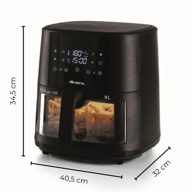 Ariete Aspirapolvere cordless 4630 Friggitrice ad aria 9L, 1500 W, Capacità 9L, Capacità di cottura 