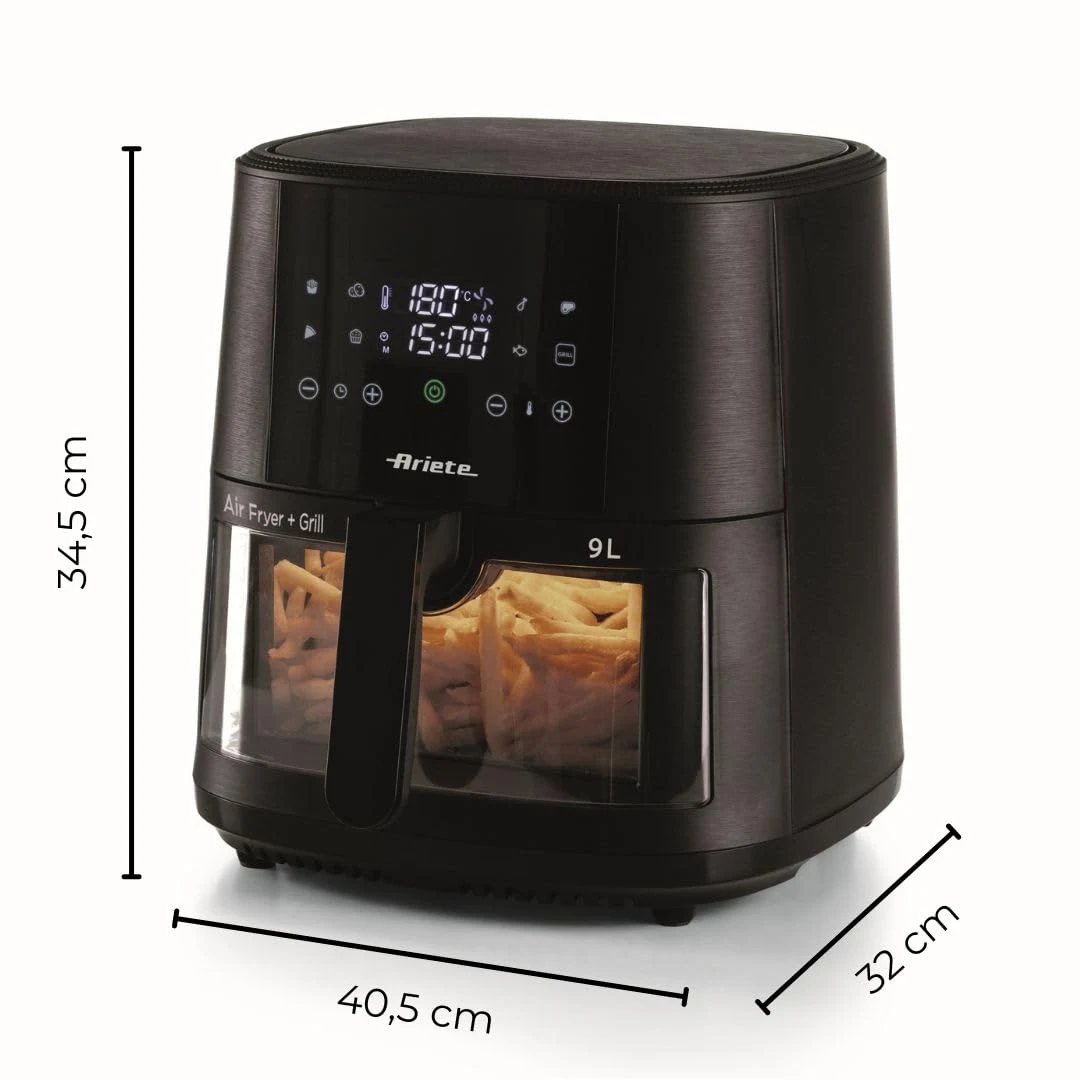 Ariete Aspirapolvere cordless 4630 Friggitrice ad aria 9L, 1500 W, Capacità 9L, Capacità di cottura