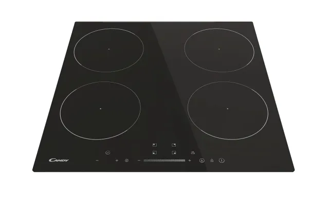 Candy Piano cottura radiante CIS642SCTT Idea Piano Cottura a Induzione 4 Zone, Slider Touch, Funzion