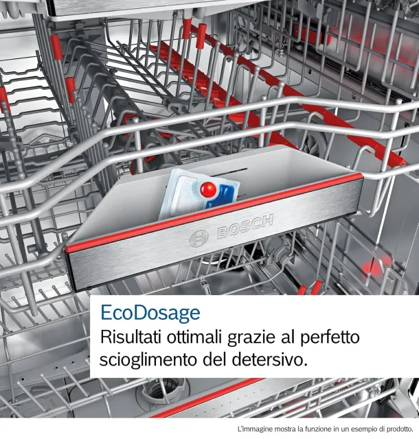 Bosch Lavastoviglie incasso compatta SMV8YCX02E Serie 8, Lavastoviglie da incasso a scomparsa totale