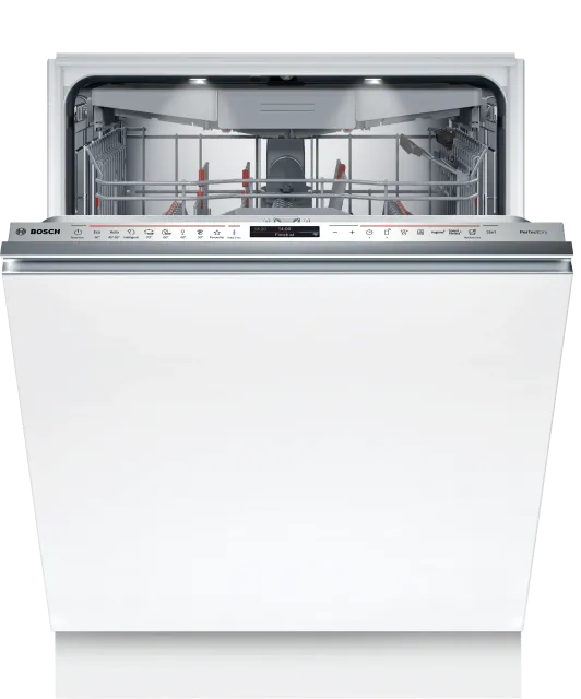 Bosch Lavastoviglie incasso compatta SMV8YCX02E Serie 8, Lavastoviglie da incasso a scomparsa totale, PerfectDry, Home Connect, Extra Clean Zone, EfficientDry, 60 cm