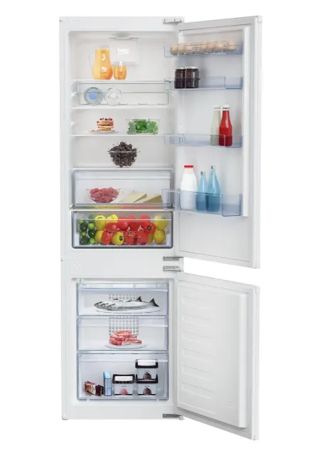 Beko Frigorifero incasso combinato 271LT H177 STATICO FRIGO INC Combi Luce LED Porte REVERSIBILI