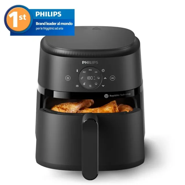 Philips Aspirapolvere cordless 2000 Airfryer Serie - Friggitrice ad aria da 4,2L, 1500W, Tecnologia 