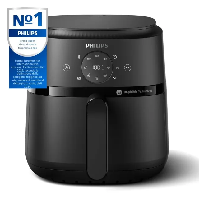 Philips Aspirapolvere cordless 2000 Airfryer Serie - Friggitrice ad aria da 4,2L, 1500W, Tecnologia 