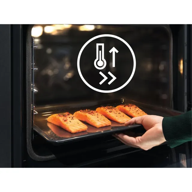 Electrolux Forno incasso EOF4P56H Forno da incasso multifunzione 72L, ventilato, grill, pulizia piro