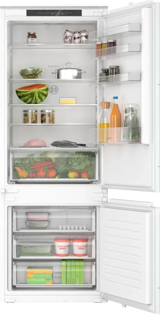 Bosch Frigorifero incasso monoporta KBN965SE0 Serie 2, Frigorifero combinato Smart da incasso, Total No Frost, VitaFresh XXL, Tecnologia Inverter Intelligente, Home Connect, Luce LED, 193.5 x 69.1 cm, cerni