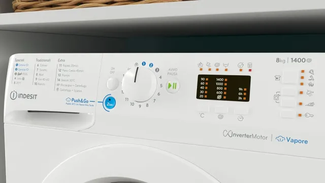 Indesit Lavatrice carica frontale BWA 81496X WV IT – Lavatrice 8 Kg, Carica Frontale, Libera Install
