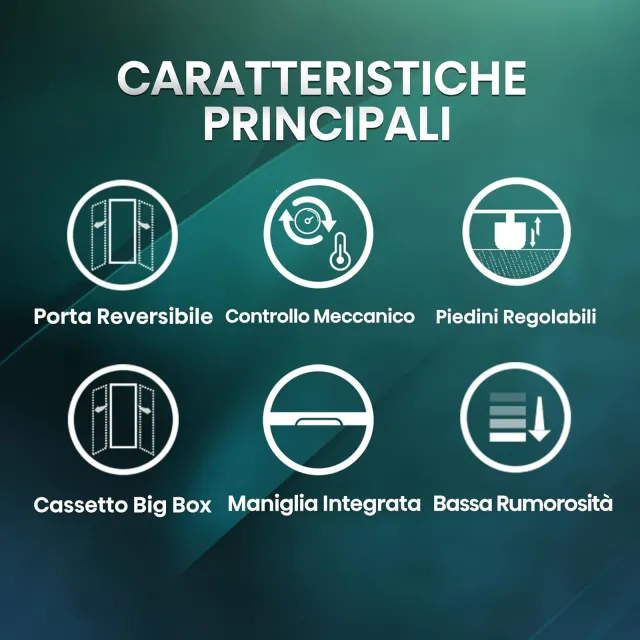 Hisense Congelatore FV78D4AWE Congelatore Monoporta Verticale Libera Installazione, 3 Cassetti, Capa