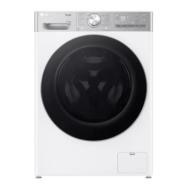 LG Lavasciuga carica alto D4R9513TPWC AI DD Lavasciuga 13/7kg, Serie R9, Classe D, Lavatrice Asciuga